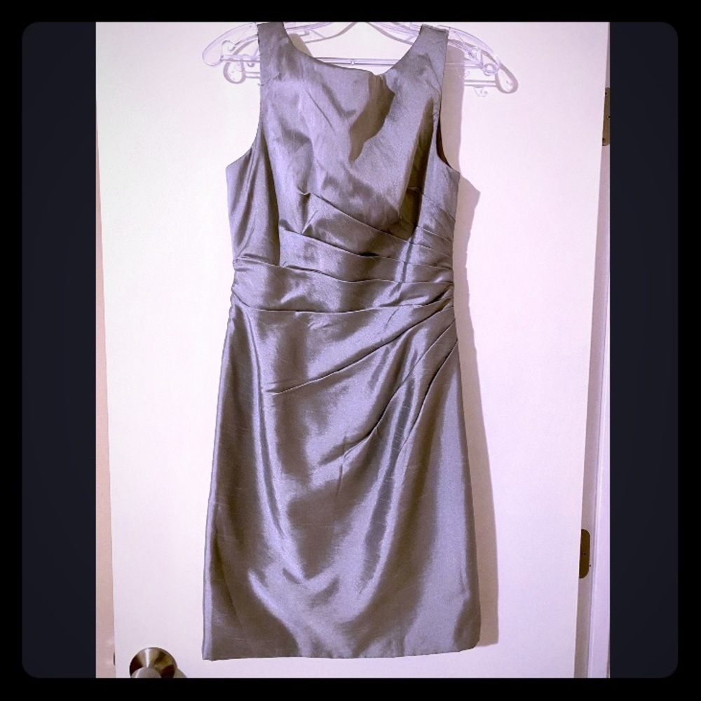 Grey short boutique sample dress read description
